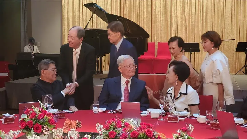 連戰夫妻今舉辦鑽石婚宴。(圖/連辦提供)