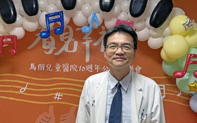馬偕兒童醫院兒童血液腫瘤科主任葉庭吉。（圖／中央社）