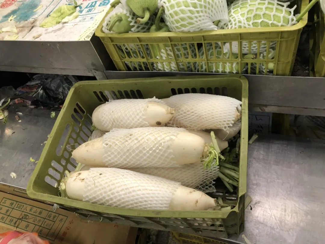 白蘿蔔。