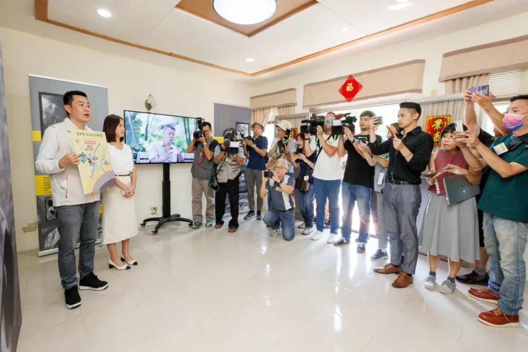 民進黨中央在賴清德新北萬里老家舉行改建記者會,(圖/民進黨中央提供)