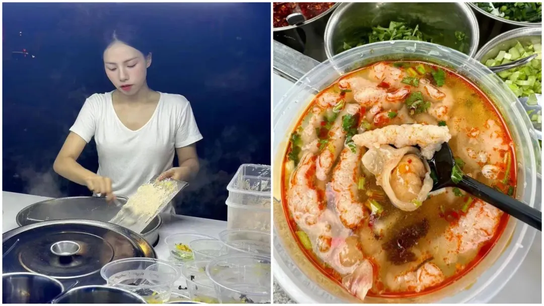 伍名琴辭職到夜市擺攤(圖/翻攝微博)