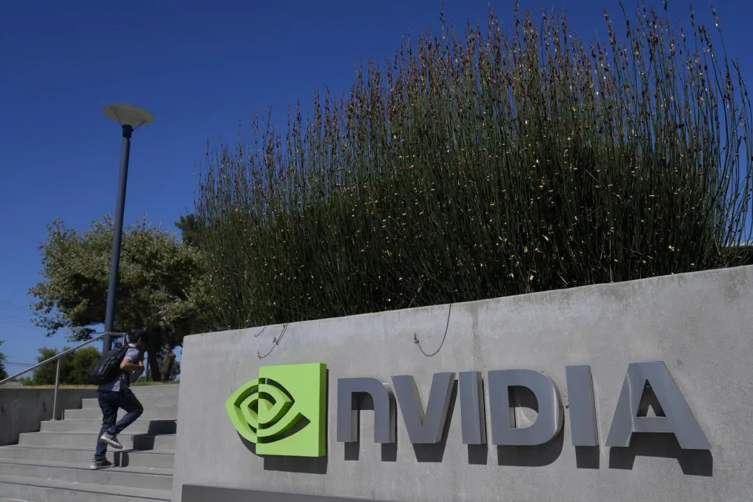輝達(NVIDIA)28日公布財報。(圖/美聯社)