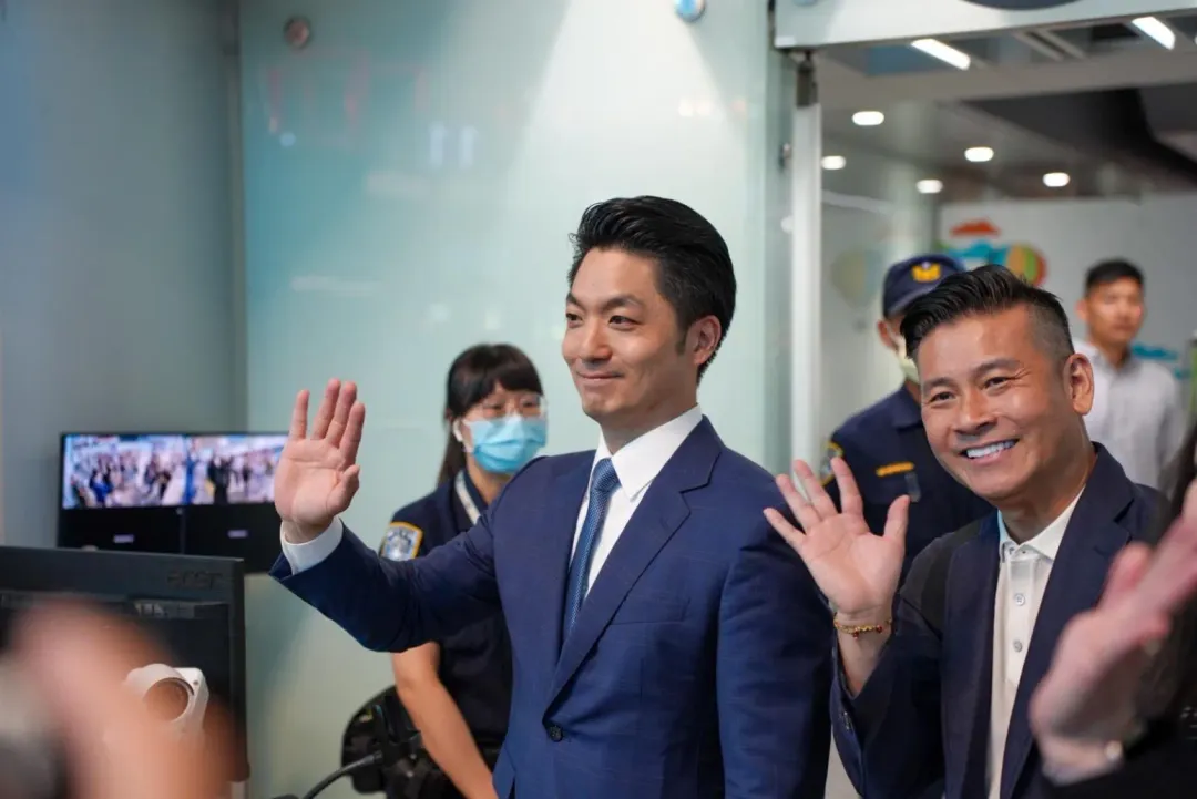 台北市長蔣萬安啟程訪美。(圖/台北市府提供)