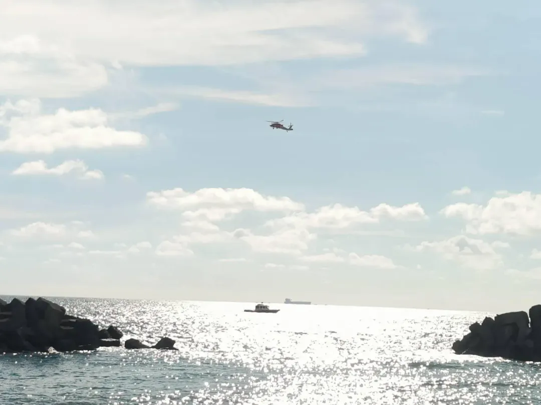 海巡搜救。（圖／翻攝畫面）