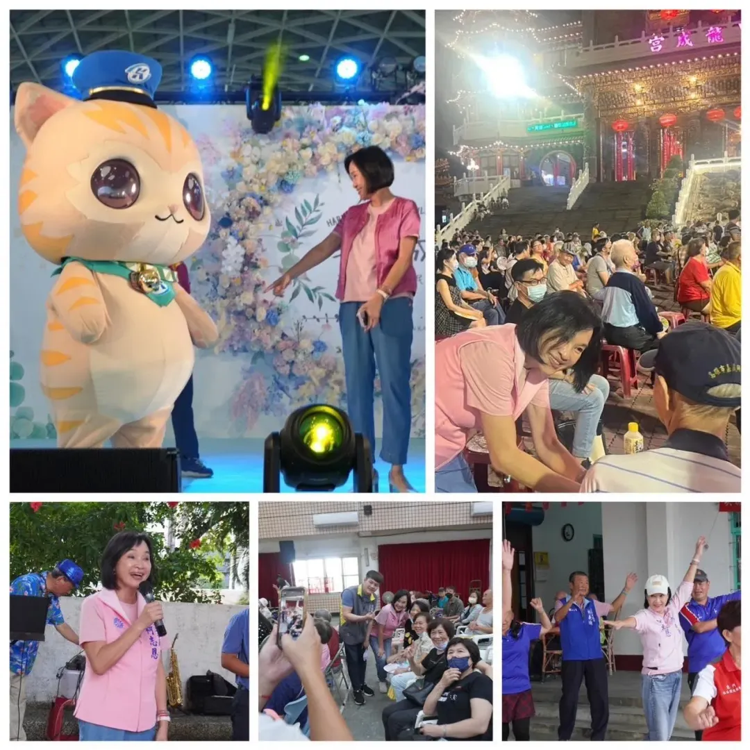 柯志恩近日也在臉書分享勤跑地方基層的照片和心得。(圖/柯志恩臉書)