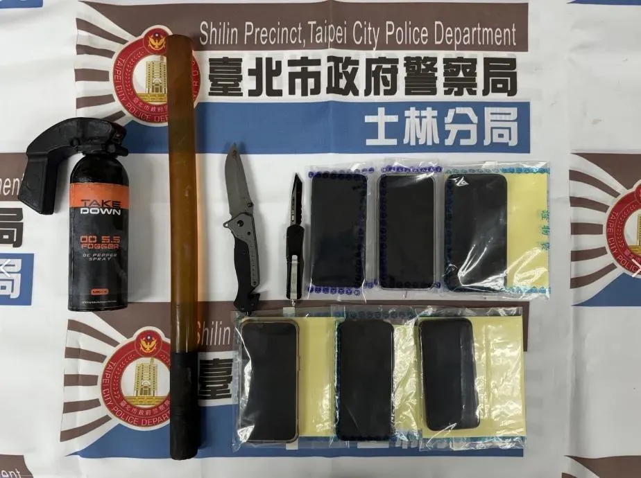 士林警分局火速偵破虛擬幣強盜案。(圖/翻攝畫面)
