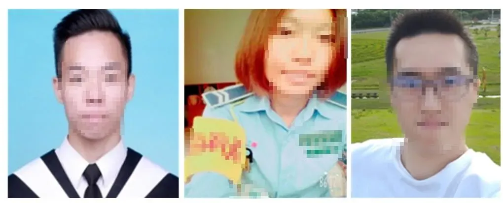 大陸公布3名台灣「資通電軍」現役軍人的姓名及照片。（圖／翻攝央視）