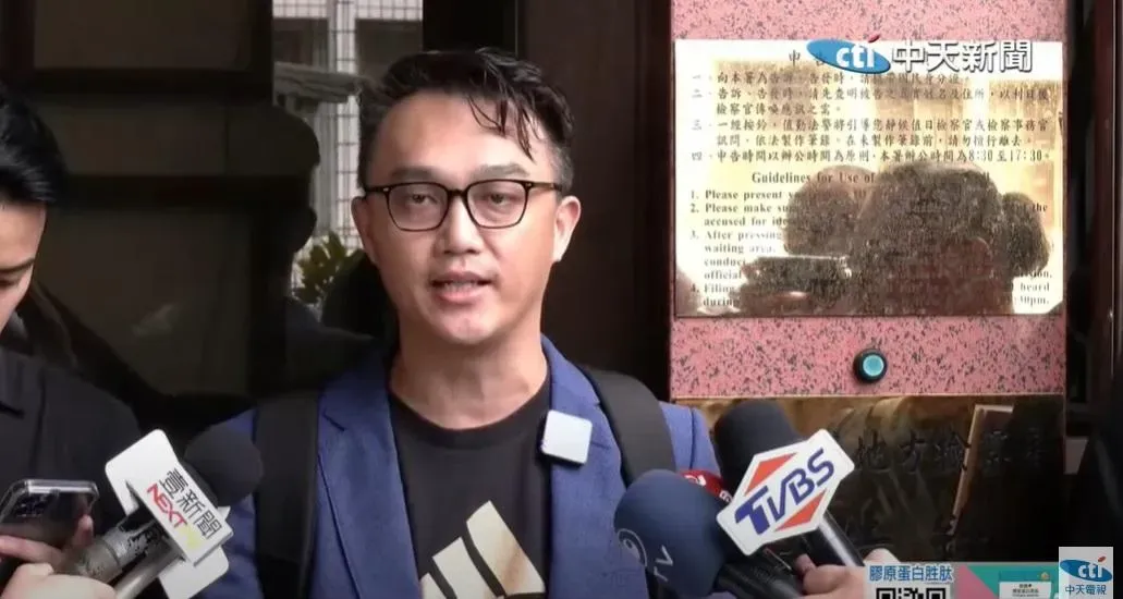 練鴻慶直言北檢若不辦賴清德和吳欣修就是雙重標準。（圖／中天新聞）