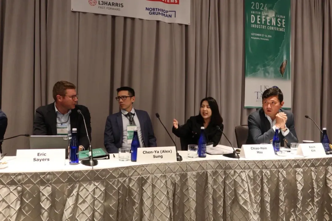 徐巧芯分享參與美台國防工業會議照片。（圖片來源／擷取自徐巧芯臉書）