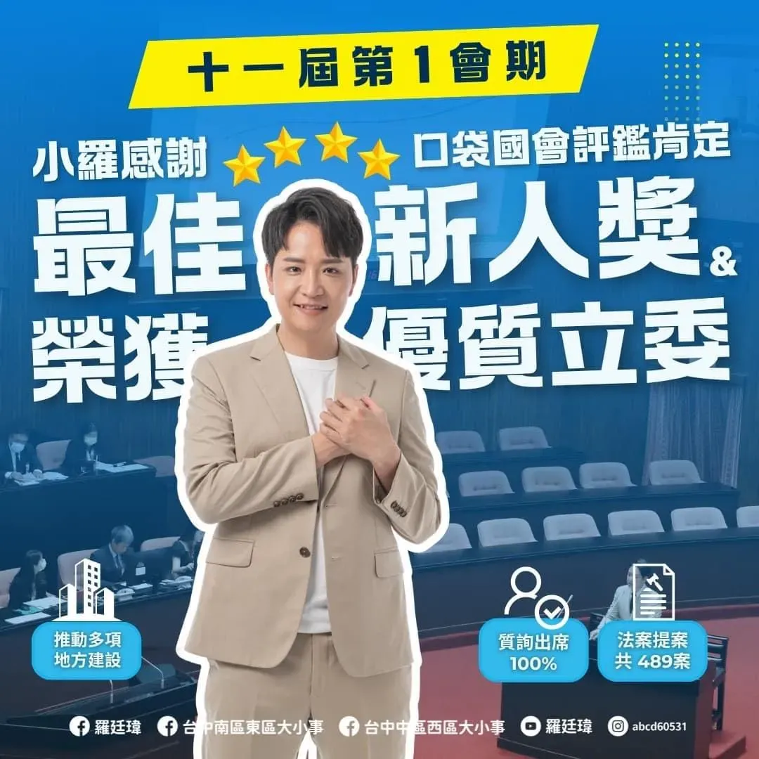 只不過羅廷瑋這則臉書發文被網友們灌爆炎上。(圖/羅廷瑋臉書)