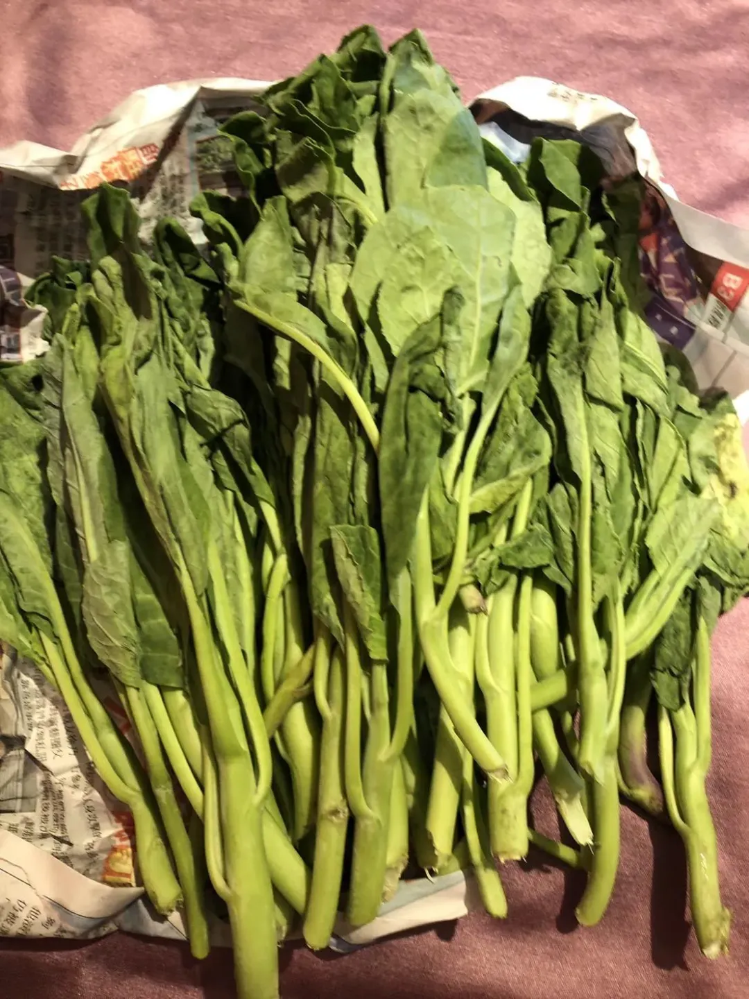 芥蘭菜。