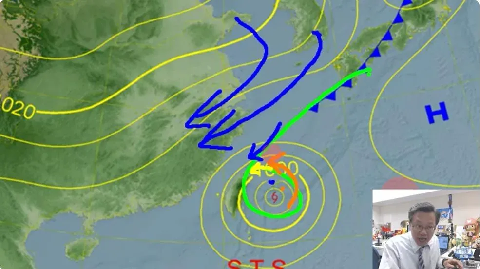 戴立綱提醒將有共伴效應。（圖／戴老師說天氣時間-我是戴立綱YT）