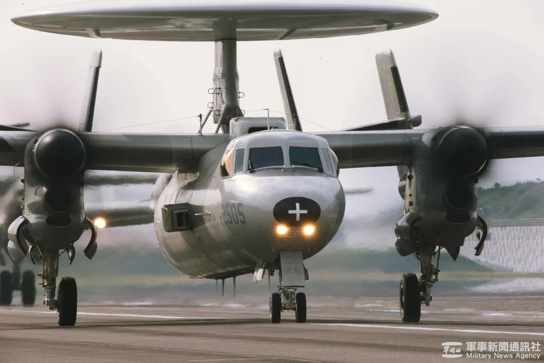 空軍E-2K預警機。(圖/軍聞社)