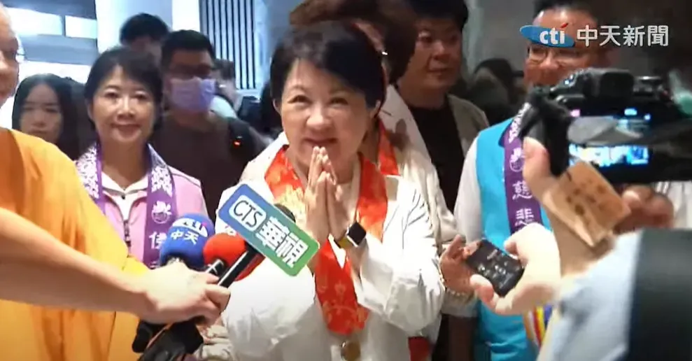 對於昨日的國慶晚會,盧秀燕認為非常圓滿順利。(圖/中天新聞)