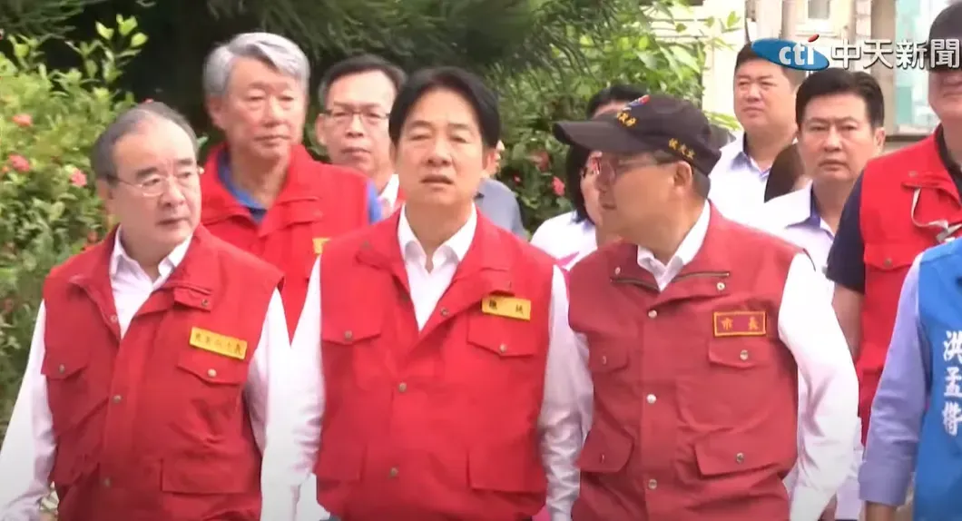 總統賴清德日前到新北金山和萬里勘災。（資料照／中天新聞）