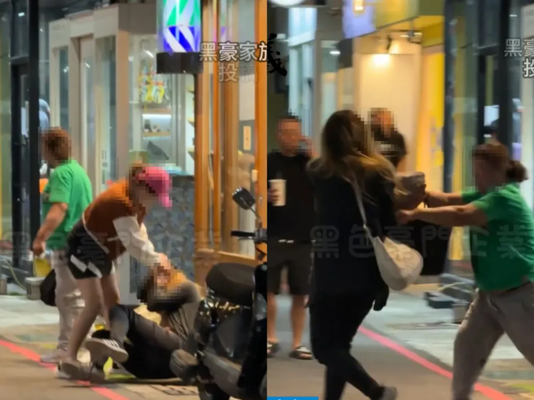 台中一對母女檔與房東爆發肢體衝突。(圖/翻攝自黑色豪門企業)