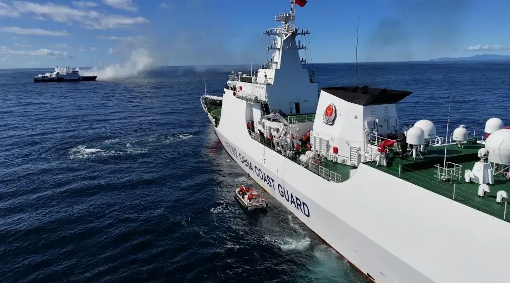 中俄兩國海警船1日聯合駛入北極海(圖/翻攝大陸海警局官網)