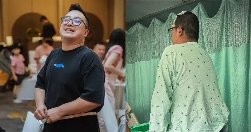YouTuber「默森夫妻」安森,在林口騎乘電動自行車,意外遭到一輛租賃車衝撞,隨後被送進加護病房進行急救,目前正在復健。(圖/取自默森夫妻旅遊生活頻道臉書)