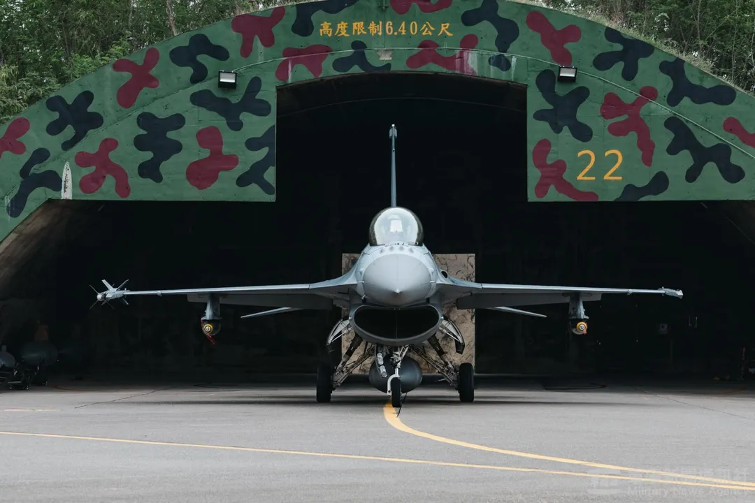 嘉義空軍基地的機堡。(圖/軍聞社)