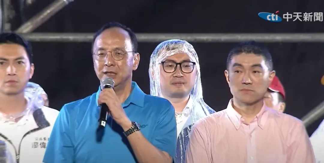 朱立倫說，若賴清德真要追求朝野和解，就請民進黨反對罷免。（圖/中天新聞）