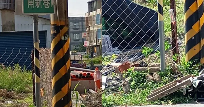 屏東崁頂鄉南新巷一處工地今(14日)上午發現有5顆未爆彈。(圖/翻攝自臉書/南州在地大小事)
