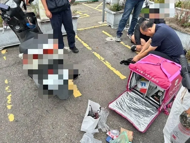 男子當外送員兼差販賣喪屍菸彈，被查獲在外送箱藏毒。（圖／翻攝畫面）