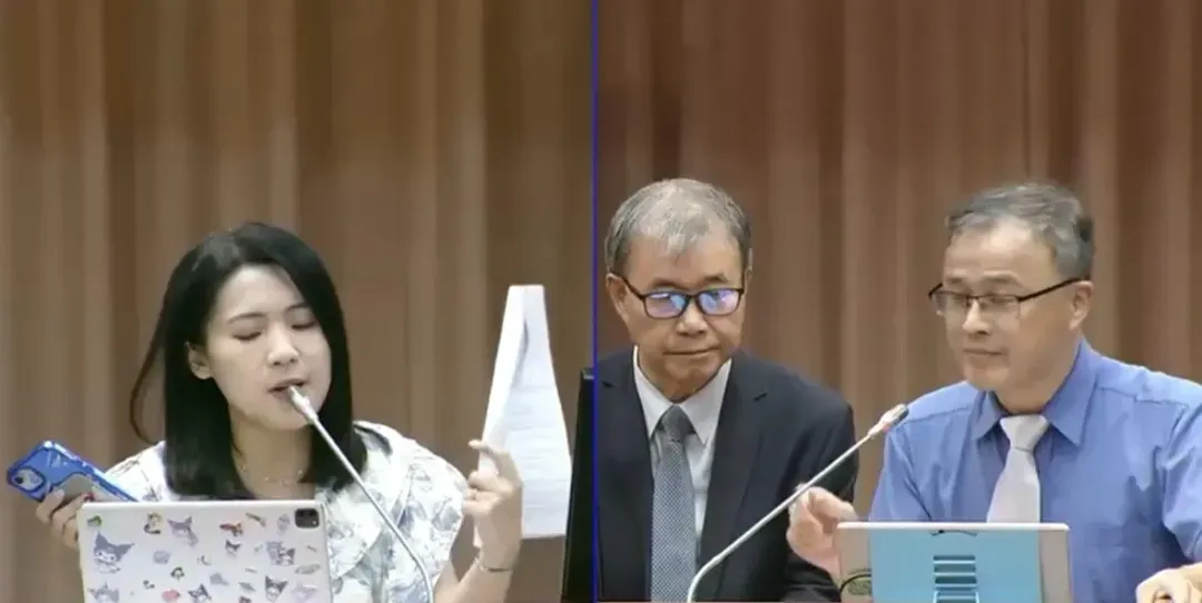 徐巧芯質疑教育部這種只給附件沒給全文內容的做法根本是連哄帶騙。（圖／徐巧芯YT頻道）