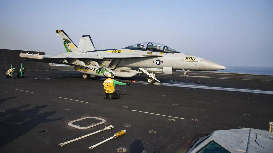 EA-18G電戰機。(圖/美國海軍)
