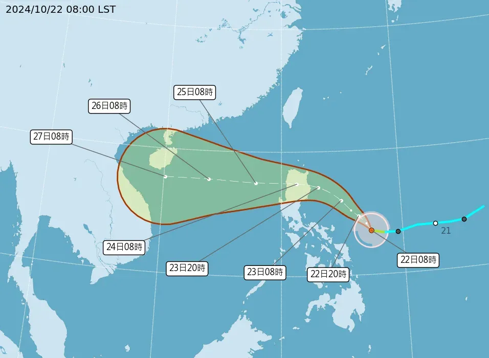 未來降雨趨勢。(圖/氣象署提供)
