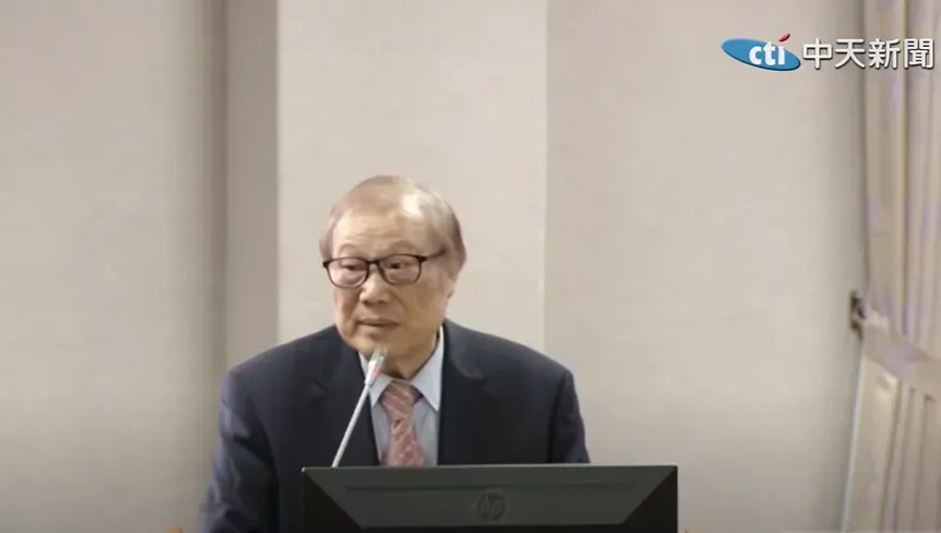 立法院祕書長周萬來赴立院進行專案報告。(圖/中天新聞)