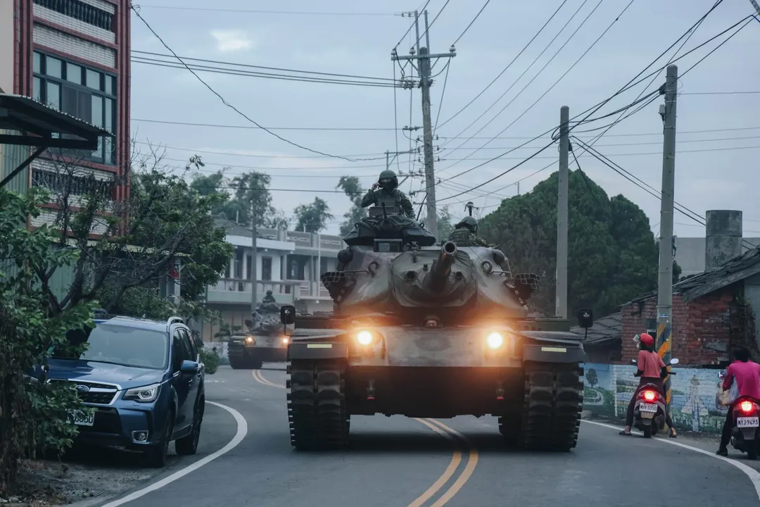 2024年參加「長泰19號」操演的陸軍第586旅M60A3戰車。(圖/第6軍團)