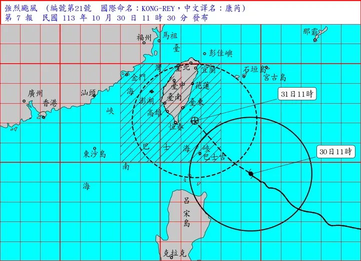 資料來源:中央氣象署