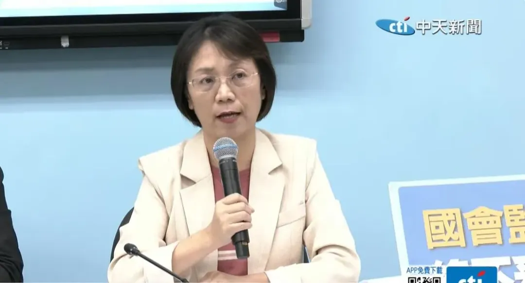 國民黨立委翁曉玲。(圖/中天新聞)