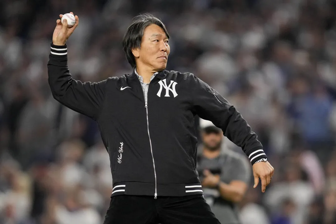 松井秀喜接任日職巨人隊總教練。（圖／美聯社）