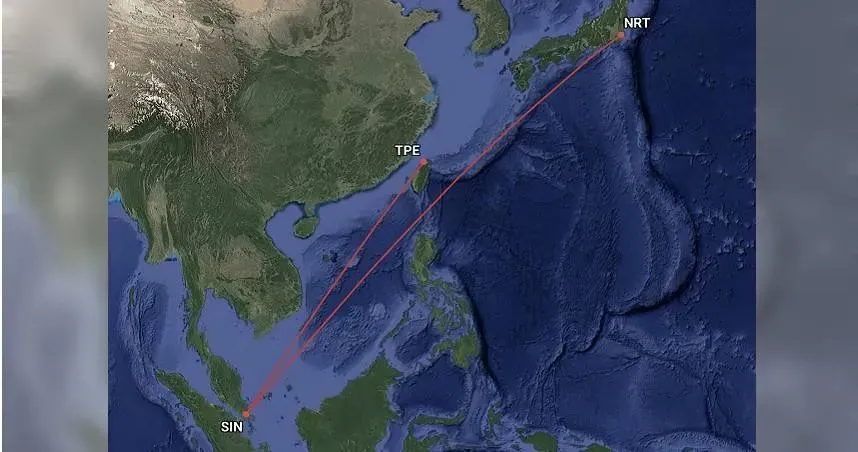 因為颱風而無法降落的酷航航班,最後選擇直接返回新加坡,同時給予超有誠意的補償。(圖/翻攝自臉書)