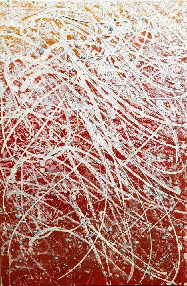 Coral Way| José Parla | Acrylic paint on canvas |2022| 91.4 x 61cm(圖/寶吉祥藝術中心)