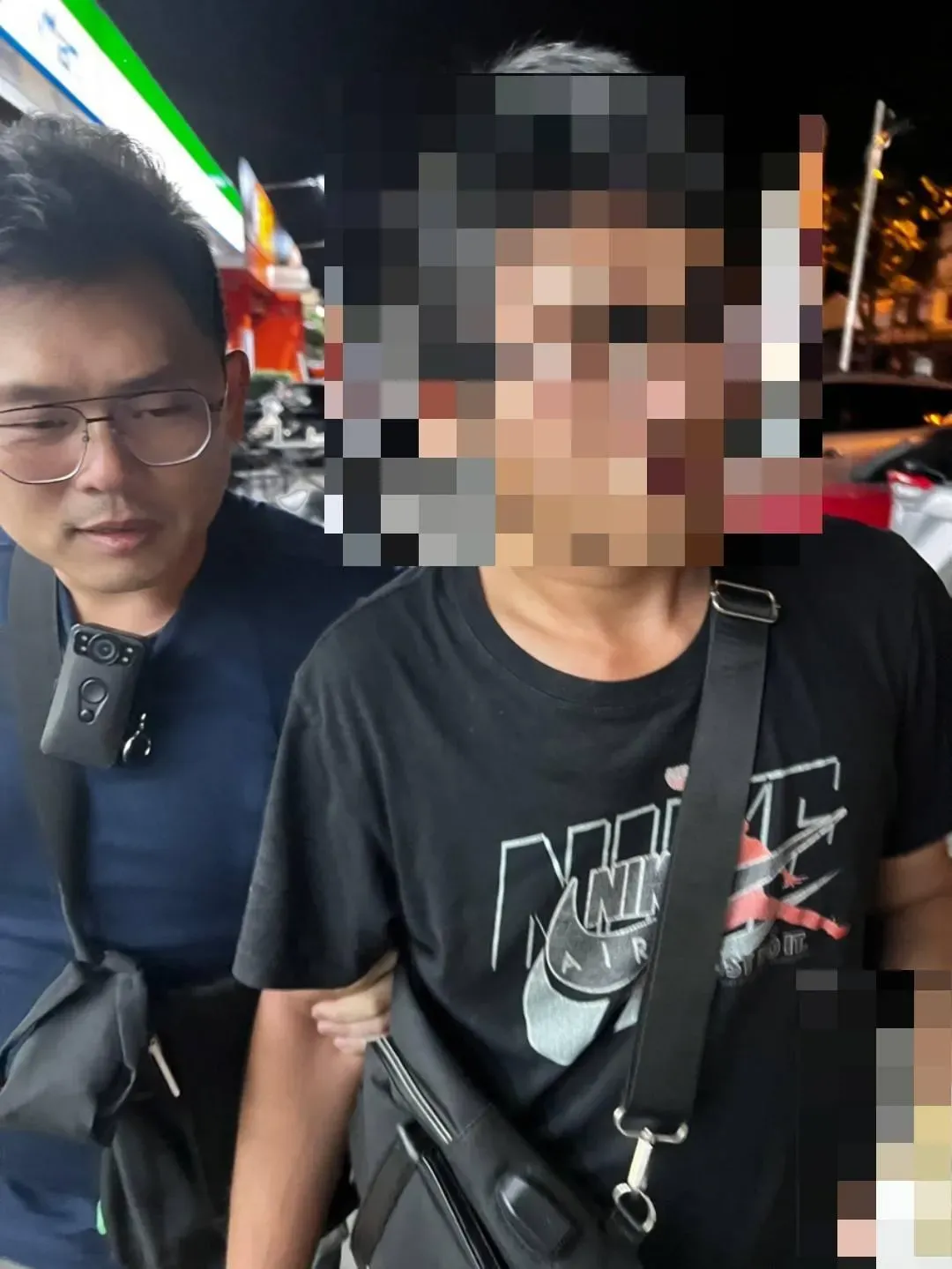 警方先後在南投逮捕黃嫌。（圖／翻攝畫面）