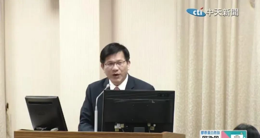 外交部長林佳龍今日在立院質詢時表示「讓美國再次偉大,不能沒有台灣」。(圖/中天新聞)