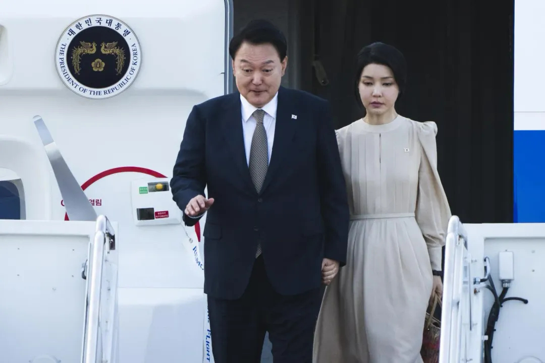 尹錫悅夫婦。（資料照／美聯社）