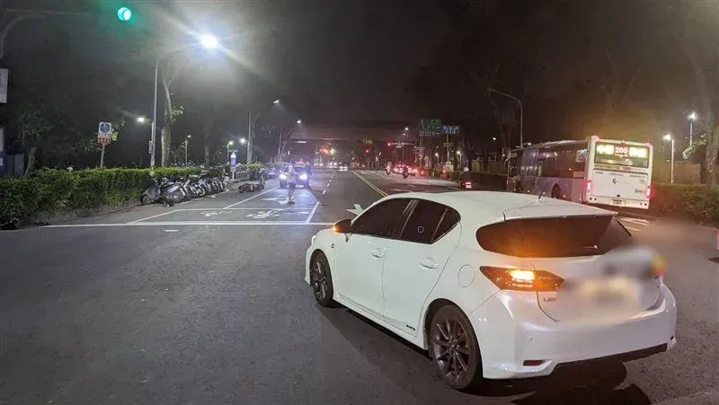車禍現場。（圖／翻攝畫面）