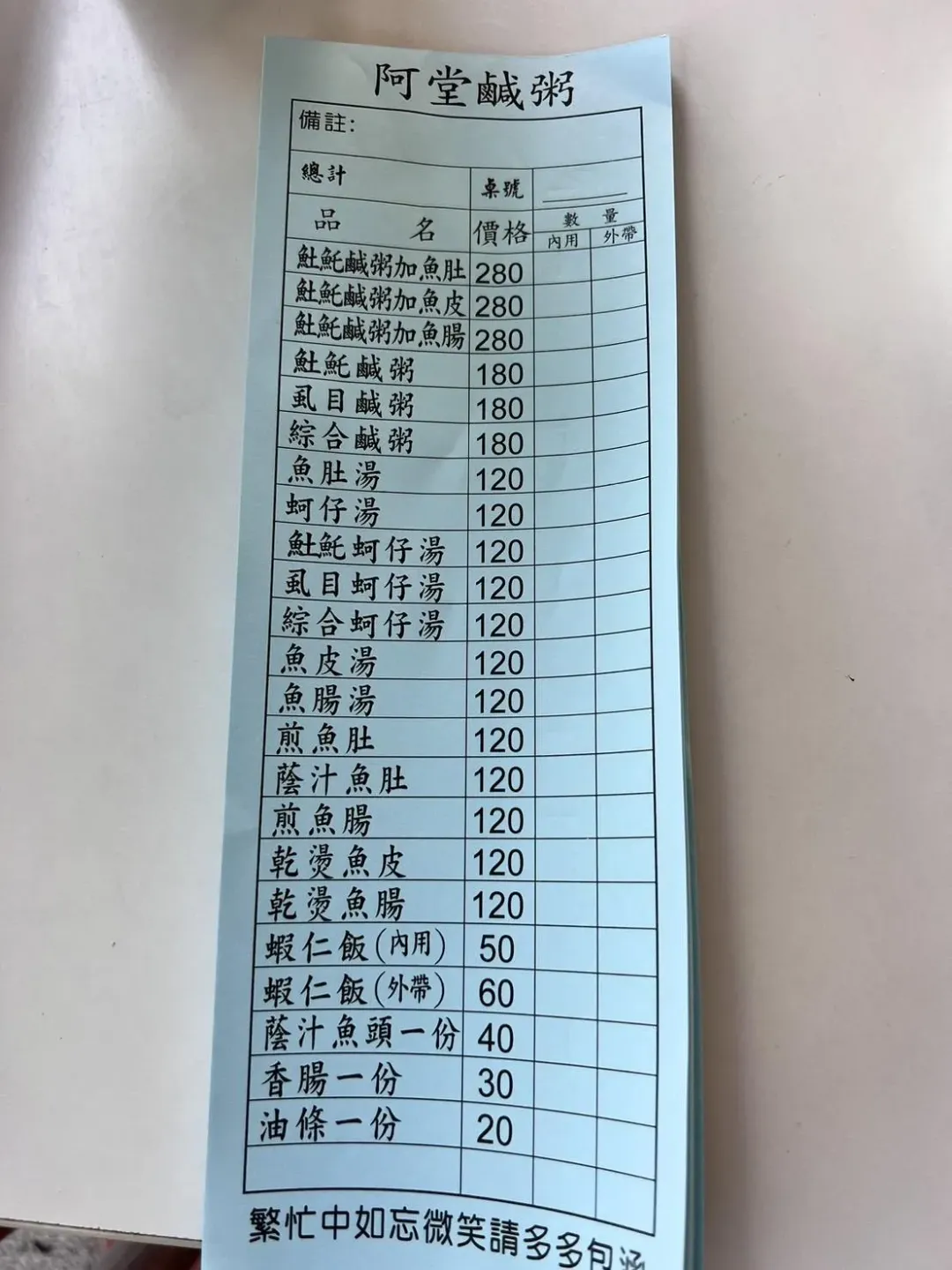 「𩵚魠鹹粥加魚肚」一份價格為280元。(圖/中天新聞)