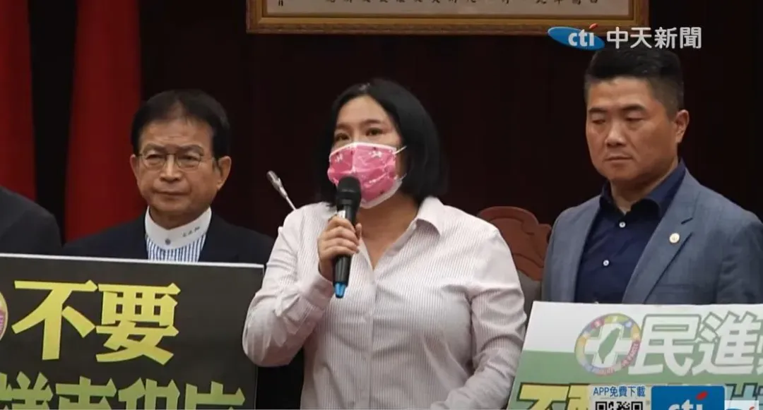 國民黨財政委員會召委陳玉珍也呼籲民進黨團要回歸理性。(圖/中天新聞)