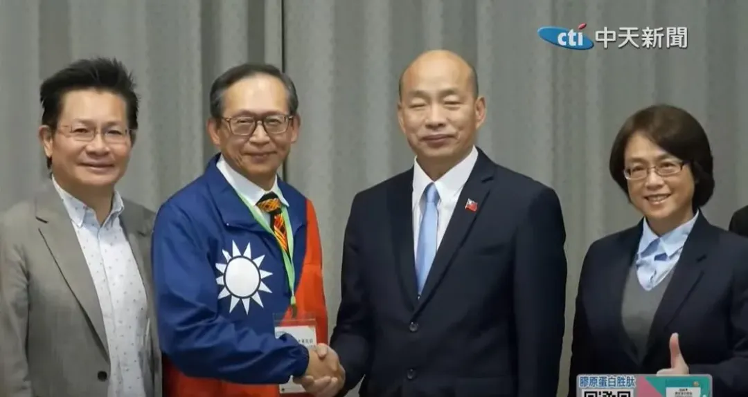 韓國瑜提到僑胞一直支持著中華民國讓他備感欣慰。（圖／中天新聞）