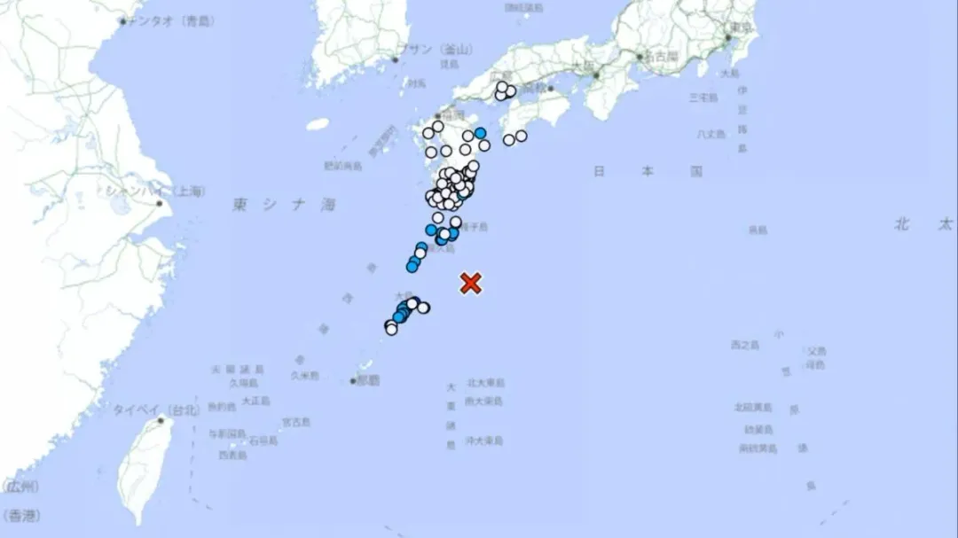 日本發生規模6.0地震。(圖/翻攝自日本氣象廳)