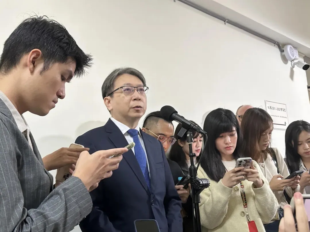 國安局長蔡明彥。(圖/黃詩崴攝)