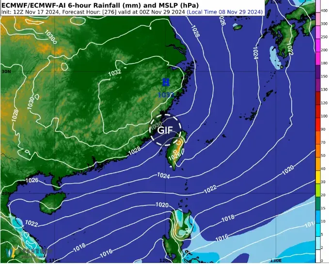 今、明兩天在北部、東北部一帶，白天高溫只有20至23度，花東地區高溫24至26度。（圖／翻攝自天氣職人-吳聖宇臉書）