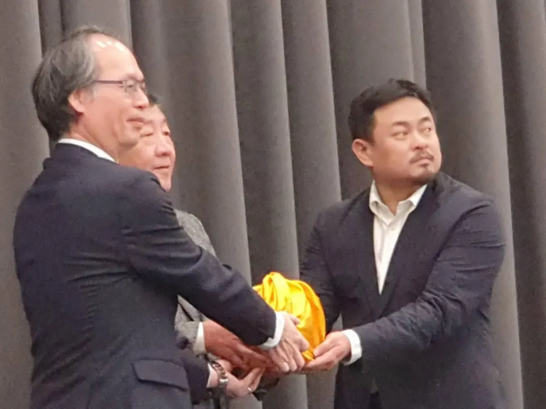 洪申翰今日上任勞動部長進行交接儀式。(圖/林保宏攝)