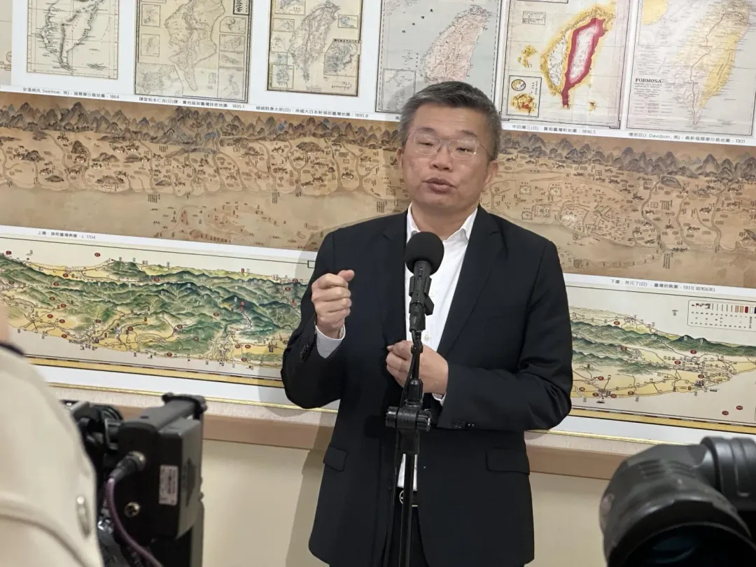 民進黨立委、中職會長蔡其昌。（圖／黃詩崴攝）