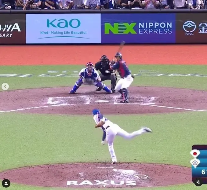 江國豪投出犀利滑球三振打者。（圖／WBSC IG）