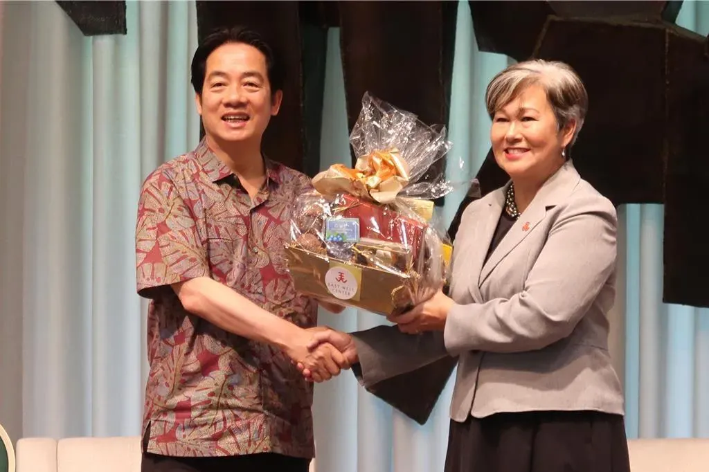 賴清德赴EWC演講 院長蘇珊妮:希望看到印太地區的和平 繁榮與穩定。(圖/中時曾薏蘋攝)